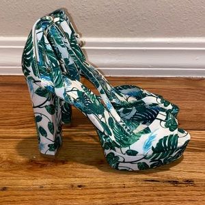 Aldo Floral Platform Sandal